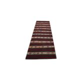 Zehra Abla Halı El Dokuması Başyapıt Yekpare Malatya Yolluk Yün Kilim 5607 Renkli-100 x 350