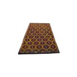 Zehra Abla Halı El Dokuması Otantik Çumra Yörük Yün Cecim Kilim Renkli-165 x 300