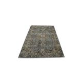 Zehra Abla Halı Vintage 5m2 El Dokuma Eskitme Göbekli Yeşil Yün Salon Halısı 5811 Yeşil-180 x 280