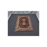 Zehra Abla Halı Yeni Çok Amaçlı Kullanım Lüks Masa Yatak Örtüsü Duvar Halısı Bordo-120 x 165