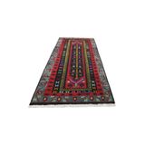 Zehra Abla Halı Yeni El Dokuma 6m2 Karabağ Yün Kilim 6373 Çok Renkli-175 x 350