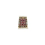 Zehra Abla Halı Yeni El Dokuma Benzersiz Telefon Altı Pınarbaşı Kayseri Yün Kilim 6255 Çok Renkli-40 x 60