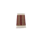 Zehra Abla Halı Yeni El Dokuma Benzersiz Yüncü Yörük Balıkesir Yün Kilim 6381 Çok Renkli-50 x 70