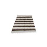 Zehra Abla Halı Yeni El Dokuma Çizgili Dikişsiz Çift Kişilik Tiftik Yün Siirt Battaniyesi Kilim 5793 Renkli-160 x 220