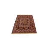 Zehra Abla Halı Yeni El Dokuma Emsalsiz İran Acem İnce Sumak Yün Kilim 6252 Çok Renkli-140 x 190