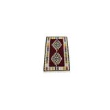 Zehra Abla Halı Yeni El Dokuma Enfes Benzersiz Hediyelik Yahyalı Yün Kilim 5560 Renkli-60 x 100