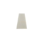 Zehra Abla Halı Yeni El Dokuma Eşsiz Ak Pamuklu Beyaz Yörük Mini Yolluk Kilim 5464 Beyaz-75 x 220