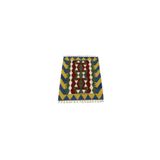 Zehra Abla Halı Yeni El Dokuma Eşsiz Güzellikte Pınarbaşı Kayseri Yün Kilim 5492 Renkli-80 x 115