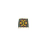 Zehra Abla Halı Yeni El Dokuma Kare Köşe Sandalye Minderi Pınarbaşı Kayseri Yün Kilim 5939 Çok Renkli-40 x 40