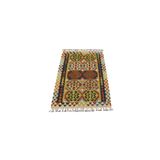 Zehra Abla Halı Yeni El Dokuma Nadir Cerit Yörükleri Meşhed İran Yün Kilim 5507 Renkli-100 x 150