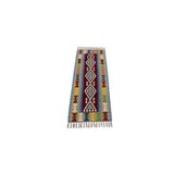 Zehra Abla Halı Yeni El Dokuma Pınarbaşı Kayseri Yün Mini Yolluk Kilim 6313 Çok Renkli-70 x 200