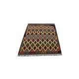 Zehra Abla Halı Yeni El Dokuma Rengarenk Cerit Yörükleri Meşhed İran Yün Kilim 5381 Renkli-150 x 190