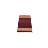 Zehra Abla Halı Yeni El Dokuma Şaheser Farklı Tek Renk Balıkesir Yün Kilim 5353 Bordo-80 x 125