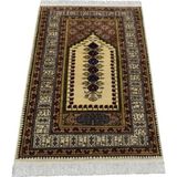 Zehra Abla Halı Yeni El Dokuma Seccade Namazlık Kufi Yazılı Kayseri Bünyan Yün Halı 5749