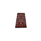 Zehra Abla Halı Yeni El Dokuma Seccade Otantik Elegant Malatya Yün Kilim 5243 Renkli-80 x 160