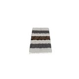 Zehra Abla Halı Yeni El Dokuma Şeritli Tiftik Yün Siirt Battaniyesi Kilim 5777 Renkli-80 x 125