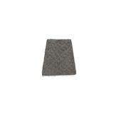Zehra Abla Halı Yeni El Dokuma Tek Renk Tiftik Yün Siirt Battaniyesi Kilim 5771 Gri-80 x 125