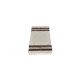 Zehra Abla Halı Yeni El Dokuma Tiftik Yün Siirt Battaniyesi Kilim 5770 Beyaz-80 x 125
