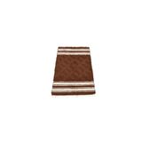 Zehra Abla Halı Yeni El Dokuma Tiftik Yün Siirt Battaniyesi Kilim 5776 Kahverengi-80 x 125