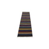 Zehra Abla Halı Yeni El Dokuması Renkli Çubuklu Hatay Yün Yolluk Kilim 5373 Renkli-80 x 300