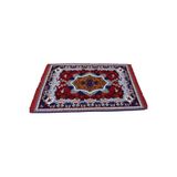 Zehra Abla Halı Yeni Nadir Çok Amaçlı Pamuk Üzeri Baskı Duvar Halısı 5714 Kırmızı-140 x 200