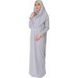 Zehranaz Namaz Elbisesi Açık Gri Xl - 48 - 50