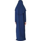 Zehranaz Namaz Elbisesi Açık Lacivert Fermuarlı Namaz Elbisesi3 - 2XL - 3XL