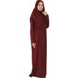 Zehranaz Namaz Elbisesi Bordo 3xl - 56 - 58