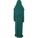 Zehranaz Namaz Elbisesi Kabe Yeşili Fermuarlı Namaz Elbisesi1 - Zümrüt - S - M