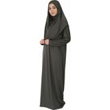 Zehranaz Namaz Elbisesi Koyu Haki L - 44 - 46