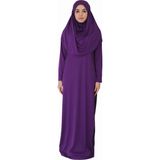 Zehranaz Namaz Elbisesi Menekşe Moru 3xl - 56 - 58 - Menekşe Rengi