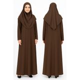 ZEHRANAZ NAMAZ ELBİSESİ Namaz Elbisesi (Koyu Sütlükahve)