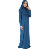 Zehranaz Namaz Elbisesi Petrol Mavisi L - 44 - 46