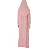 Zehranaz Namaz Elbisesi Pudra Fermuarlı Namaz Elbisesi2 - L - XL
