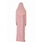 ZEHRANAZ NAMAZ ELBİSESİ PUDRA FERMUARLI NAMAZ ELBİSESİ