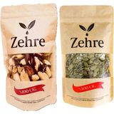 Zehre 250 gr Çiğ Kabak Çekirdeği Içi + 100 gr Brezilya Cevizi - 350 gr