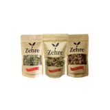 Zehre 3'Lü Avantaj Paketi-3 250 Gr Ceviz Içi + 250 Gr Çiğ Badem Içi + 250 Gr Çiğ Kabak Çekirdeği Içi