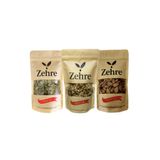 Zehre 3'Lü Avantaj Paketi-3 250 Gr Ceviz Içi + 250 Gr Çiğ Badem Içi + 250 Gr Çiğ Kabak Çekirdeği Içi