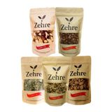 Zehre 5'Li Avantaj Paketi Çiğ Kabak Çekirdeği Içi+Çiğ Badem Içi+Çiğ Fındık Içi+Ceviz Içi+Brezilya Cevizi