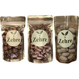 Zehre Kavrulmuş 3'lü - 250 gr Kabuklu Kavrulmuş Kaju + 250 gr Makademya Fındığı + 250 gr Kabuklu Pikan Cevizi - 750 gr