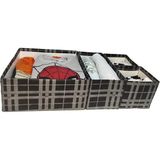 Zehure 4lü 2set Şerit Desenli Çekmece Düzenleyici Organizer Eşya Kıyafet Oyuncak Toplama Kutusu - Şeritli Desenli