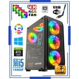 Zeiron Anubis Rtx6 Intel Core I5-14400F 16GB Ddr4 Ram 512GB M.2 Nvme SSD 8gb RTX3050 Oyuncu Masaüstü Bilgisayar