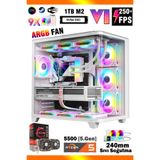 Zeiron Camazots P80 Ryzen 5 5500 32GB 1TB M.2 SSD 8GB RX580 240mm Sıvı Soğutmalı Beyaz Oyun Bilgisayarı