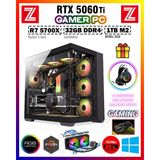 Zeiron Edus X12 Ryzen 7 5700X 32GB Ram 1tb M.2 Nvme SSD 8gb Gddr7 RTX5060TI Sıvı Soğutmalı Oyuncu Bilgisayarı