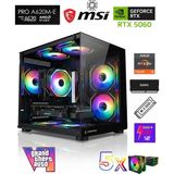 Zeiron GTA-VI Black AMD Ryzen 5 7500F-MSI A620M-B/Geforce RTX 5060 X2 Ice/1TB M.2/16GB DDR5 Siyah-Oem Oyuncu Paket