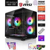 Zeiron Gta-Vı Black Apu Amd Ryzen 5 8500G-MSI B650M-B/AMD Radeon 740M GRAPHICS/512GB M.2/16GB Ddr5 Siyah-Oem Oyuncu Paket
