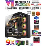 Zeiron Gta-Vı Elite X35 Ryzen 7600X 16GB 5600MHZ Ddr5 Ram 1tb M.2 SSD 8gb RX9060XT Sıvı Soğutmalı Premium Oyuncu Bilgisayarı