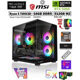 Zeiron Gta-Vı Mini X3D Amd Ryzen 5 7500X3D 4.0ghz-Msı A620M-B/ Geforce Rtx 5060 X2 ICE/512GB M.2/16GB Ddr5 Siyah-Oem Oyuncu Paket
