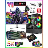 Zeiron GTA-VI RX4XT ✔ Intel Core I5-14400F 32GB Ram 1TB M.2 Nvme SSD 16GB GDDR6 RX9060XT 27" 240Hz Sıvı Soğutmalı Premium Oyuncu Bilgisayarı