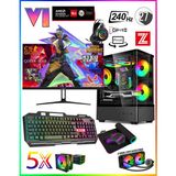 Zeiron GTA-VI RX7XT ✔ Ryzen 5 8400F Ddr5 32GB 5600MHZ Ram 1TB M.2 Nvme SSD 16GB GDDR6 RX9060XT 27" 240Hz Sıvı Soğutmalı Premium Oyuncu Bilgisayarı